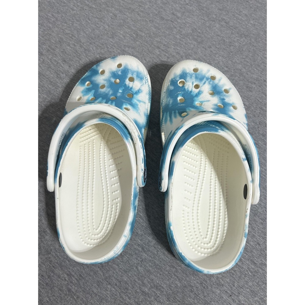 Crocs Classic Clog Shoes Mens Size 4 Womens Size 6 Tie Dye Comfortable Slip On - Picture 7 of 15